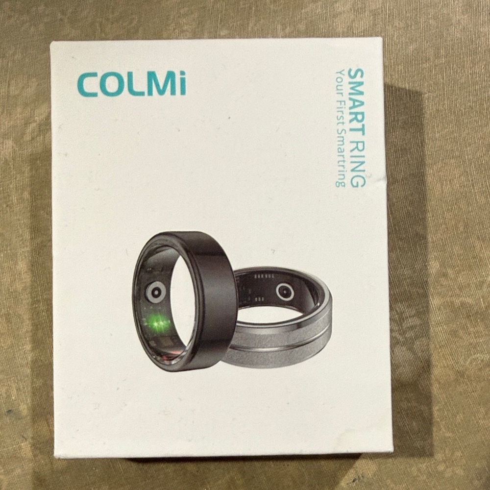 Smart Ring - Elegant Black and Silver